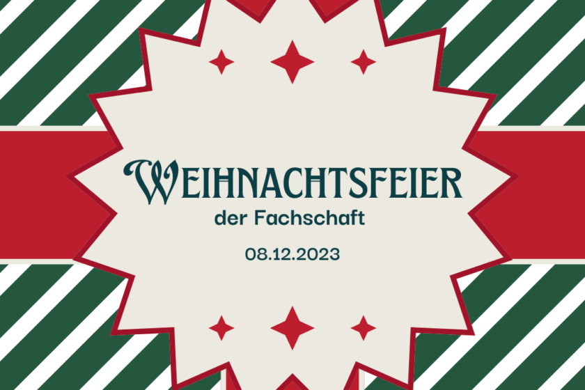 Weihnachtsfeier Fachschaft OrientAsia