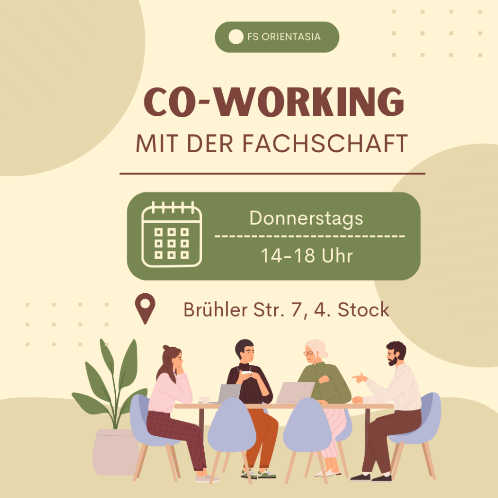 CoWorking mit der Fachschaft